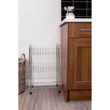 Franco Chrome 3 Tier Storage Cart