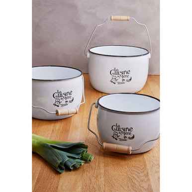 La Cuisine De Mere Set Of 3 Storage Pots