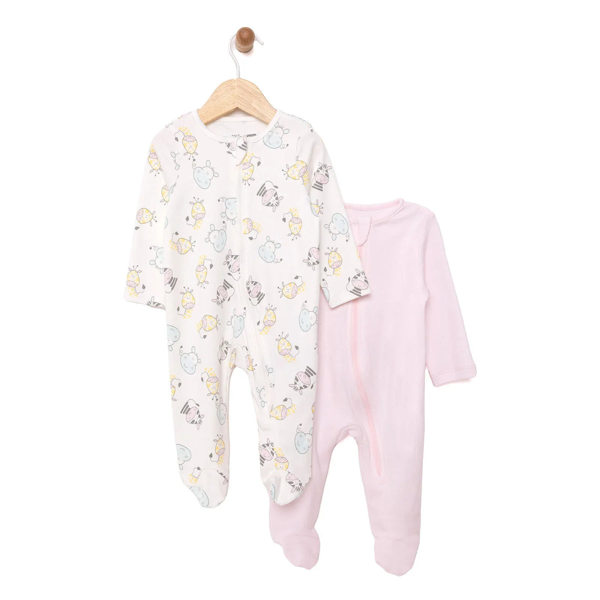 HelloBaby Long Sleeve Baby Sleepsuit with Feet (Newborn to 9 Months)