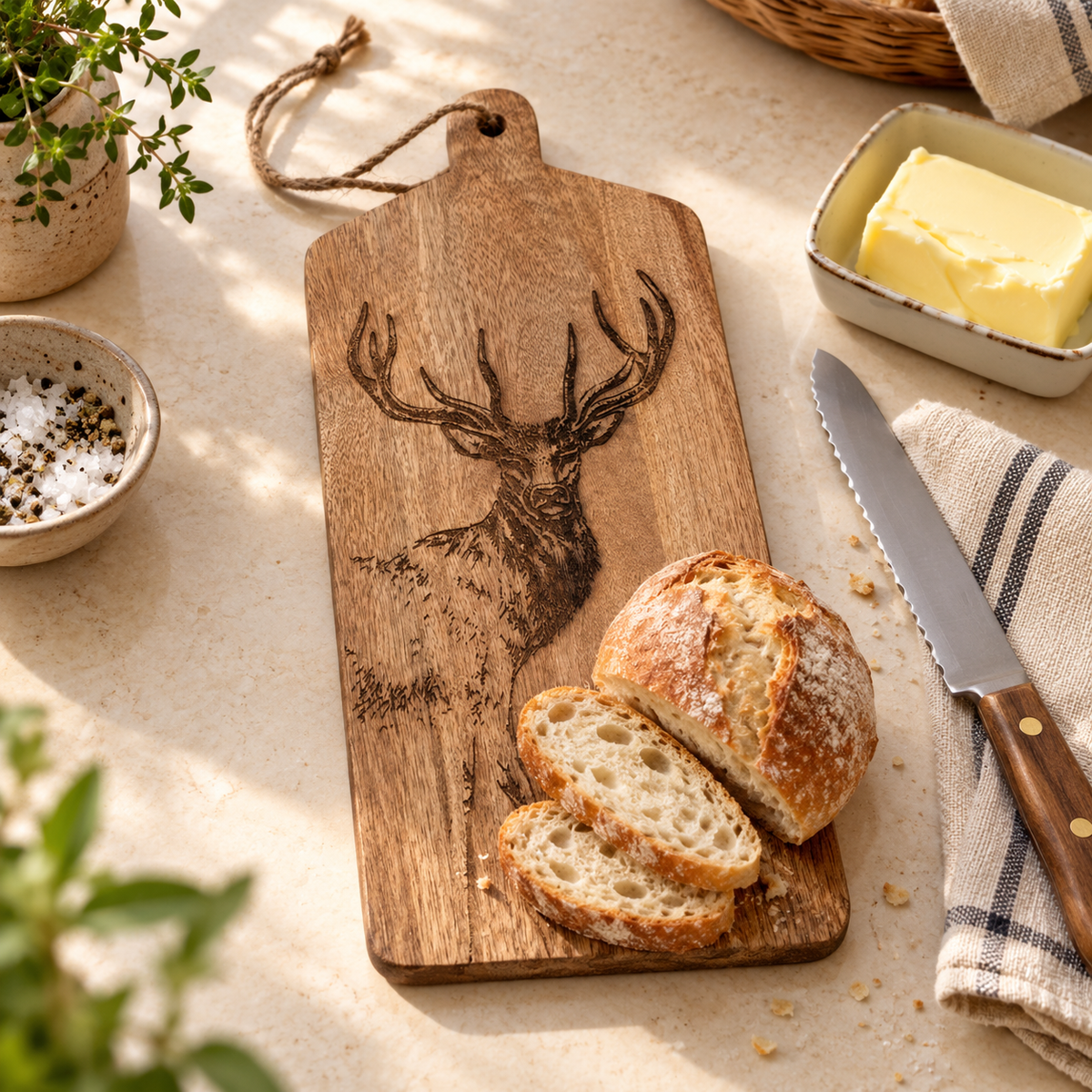 Mango Wood Cheese Board and Serving Platter