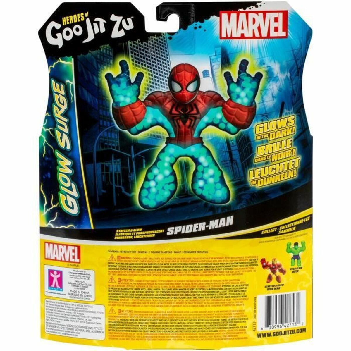 Action Figure Spiderman Glow Surge