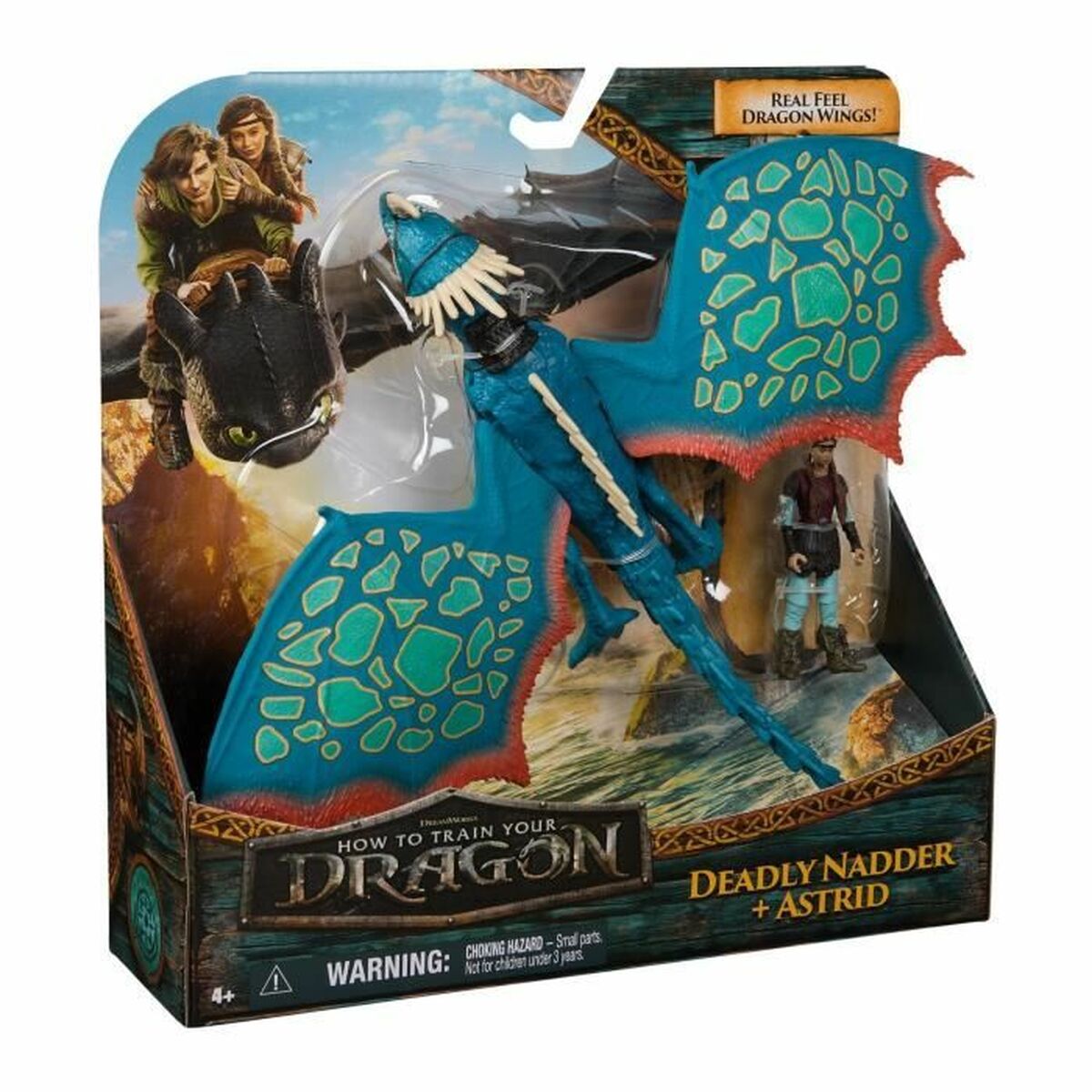 Action Figure Spin Master MAESTRO DE GIRO DRAGÓN Y VIKINGO 25 CM STORM