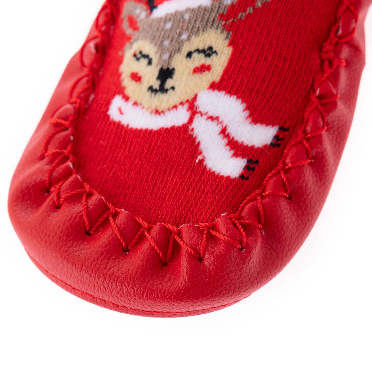 HelloBaby Reindeer Print New Year Slipper Baby Socks