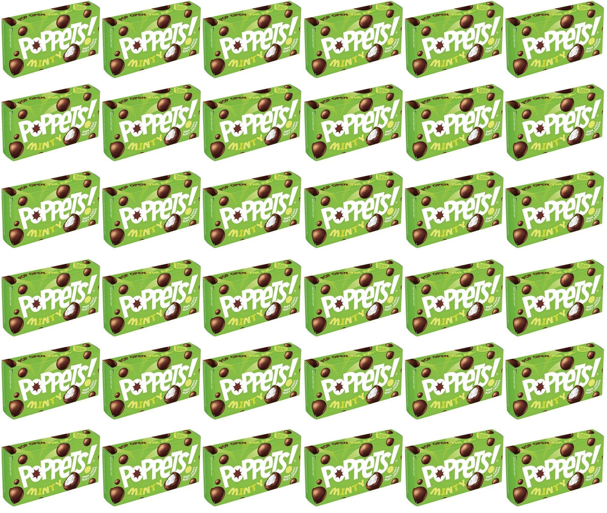 36 x Poppets Mint Creams - 39G