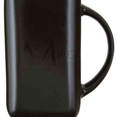 Black Text Mug