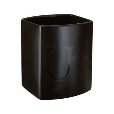 Black Text Utensil Holder