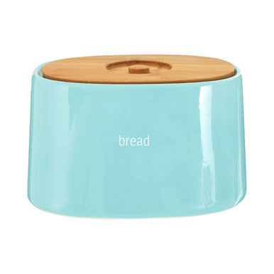 Fletcher Blue Ceramic Bread Bin