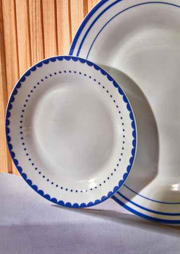 Avie  Saturn 12 Piece Blue Dinner Set