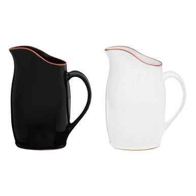 Calisto Terracotta White Glazed Pitcher