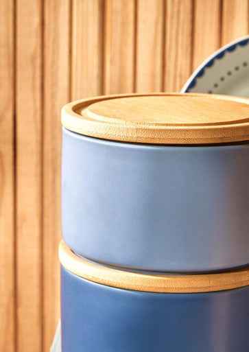 Fenwick Set Of 3 Stacking Canisters