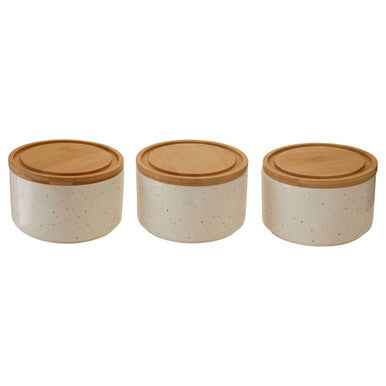 Fenwick Set Of 3 Stackable Canisters