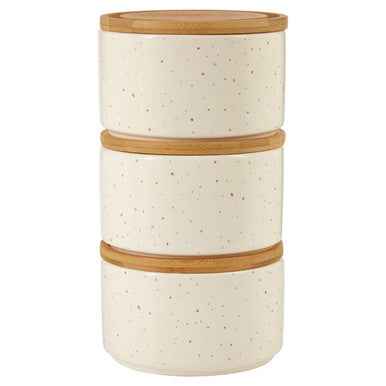 Fenwick Set Of 3 Stackable Canisters