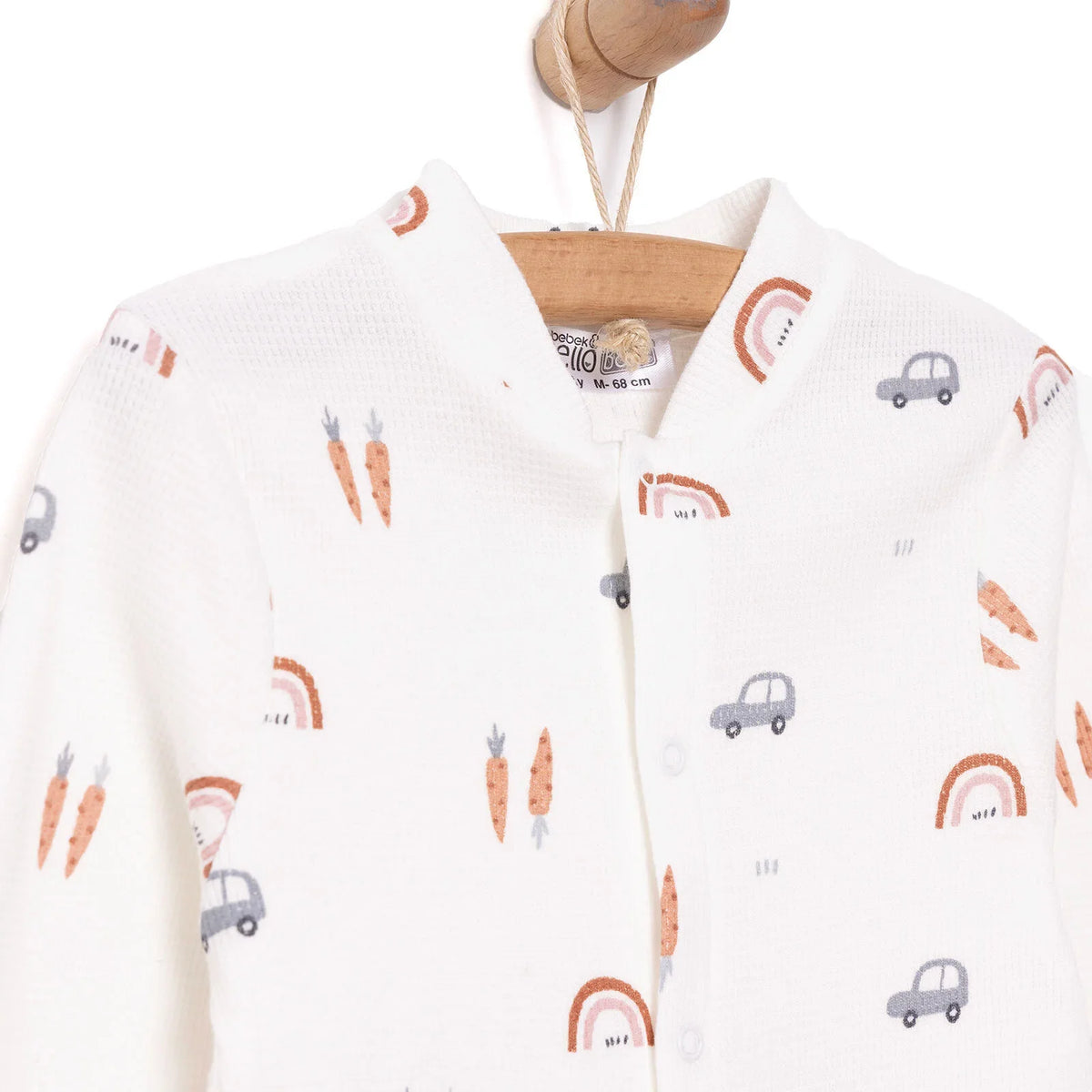 HelloBaby Long Sleeve Baby Sleepsuit with Feet (Newborn to 9 Months)