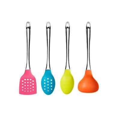 Adrix 4Pc Colourful Utensil Set