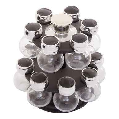 Luciano 2 Tier 14 Bottle Rev Spice Rack