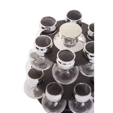 Luciano 2 Tier 14 Bottle Rev Spice Rack