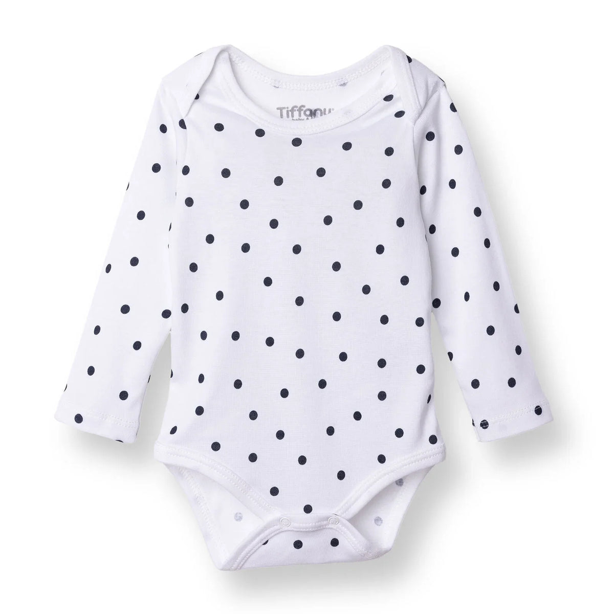 Tiffany Envelope Neck Long Sleeve Baby Bodysuit (1-3 Months to 2-3 Years)