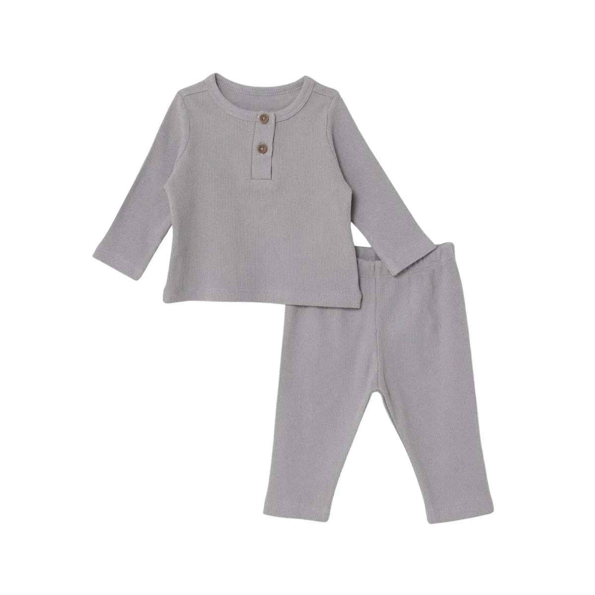 HelloBaby Ribbed Baby Sweatshirt & Leggings Set (1-3 Months to 12 Months)