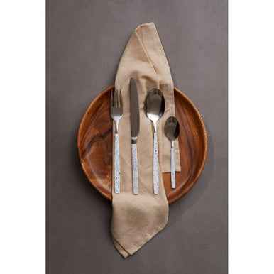 Avie 16 Piece Granite Pattern Cutlery Set