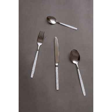Avie 16 Piece Granite Pattern Cutlery Set