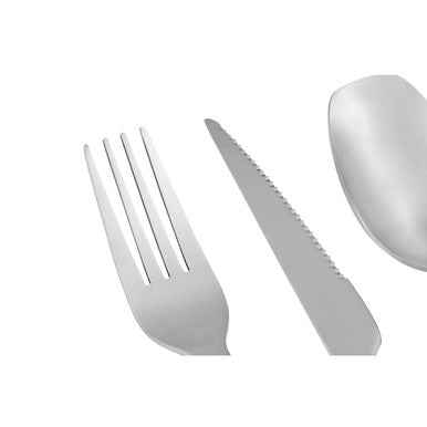 Avie 16 Piece Silver Matte Finish Cutlery Set