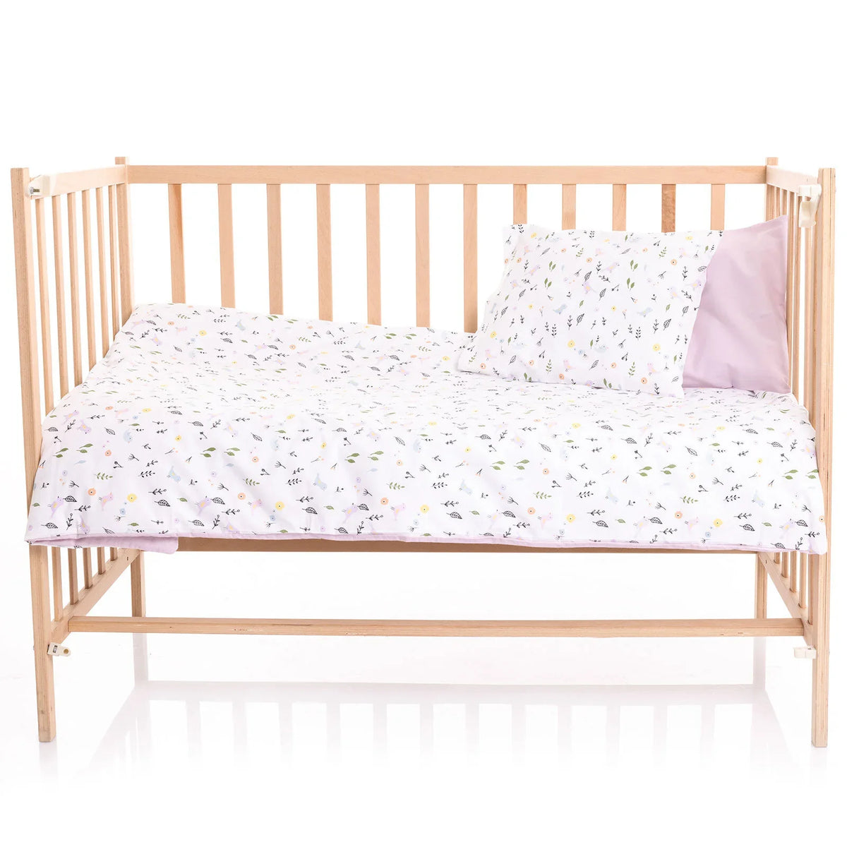 Little Dreams Little Bird Print Baby Pillowcase (35 x 45 cm)