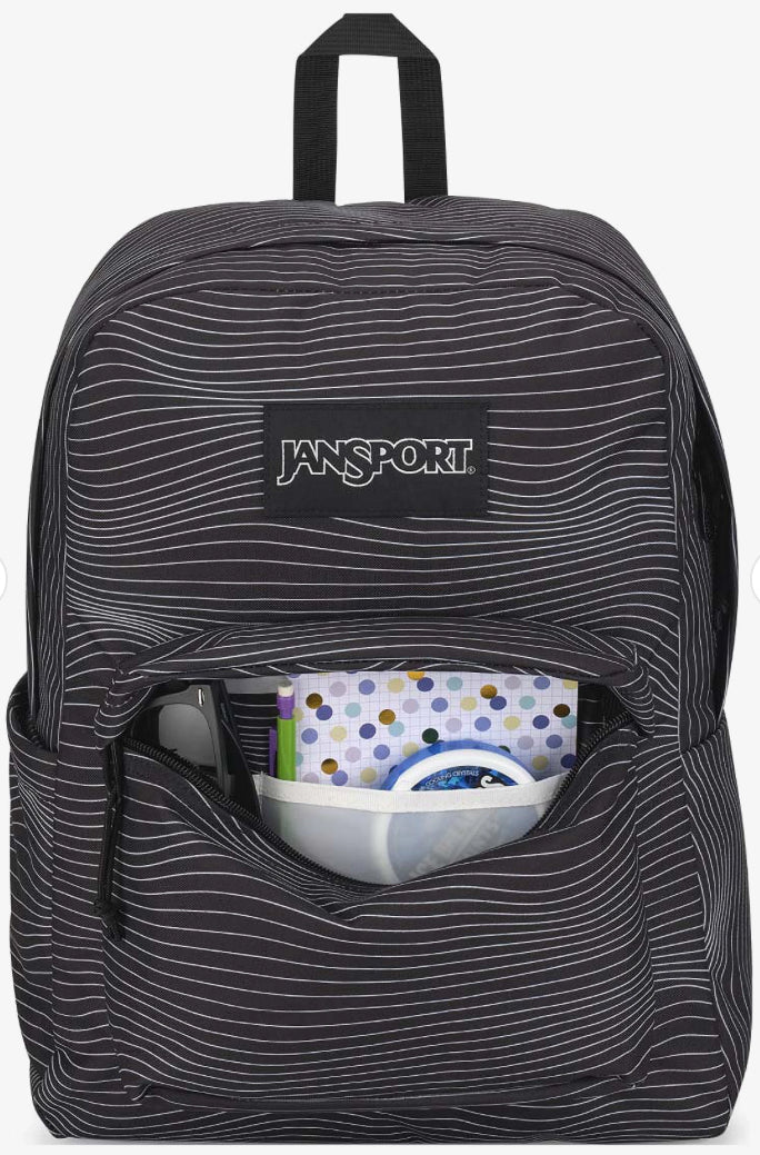 (CLEARANCE ITEM) Jansport SuperBreak Plus Backpack (Screen Waves)