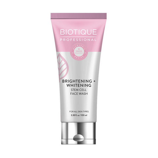 Biotique Professional Brightening + Whitening Stem Cell Face Wash