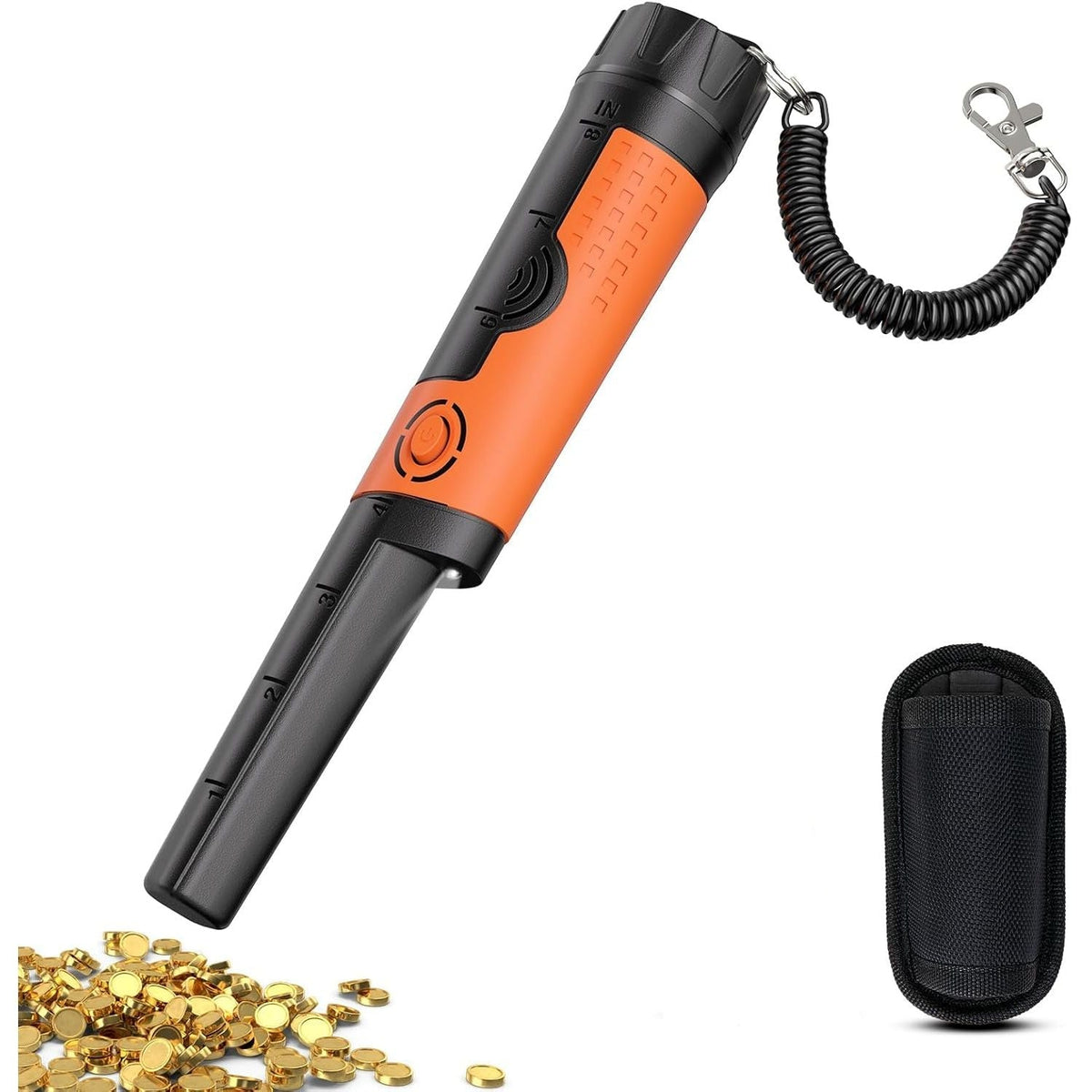 Metal Detector Pinpointer Waterproof 360 Detection Handheld SUNPOW OTMD12