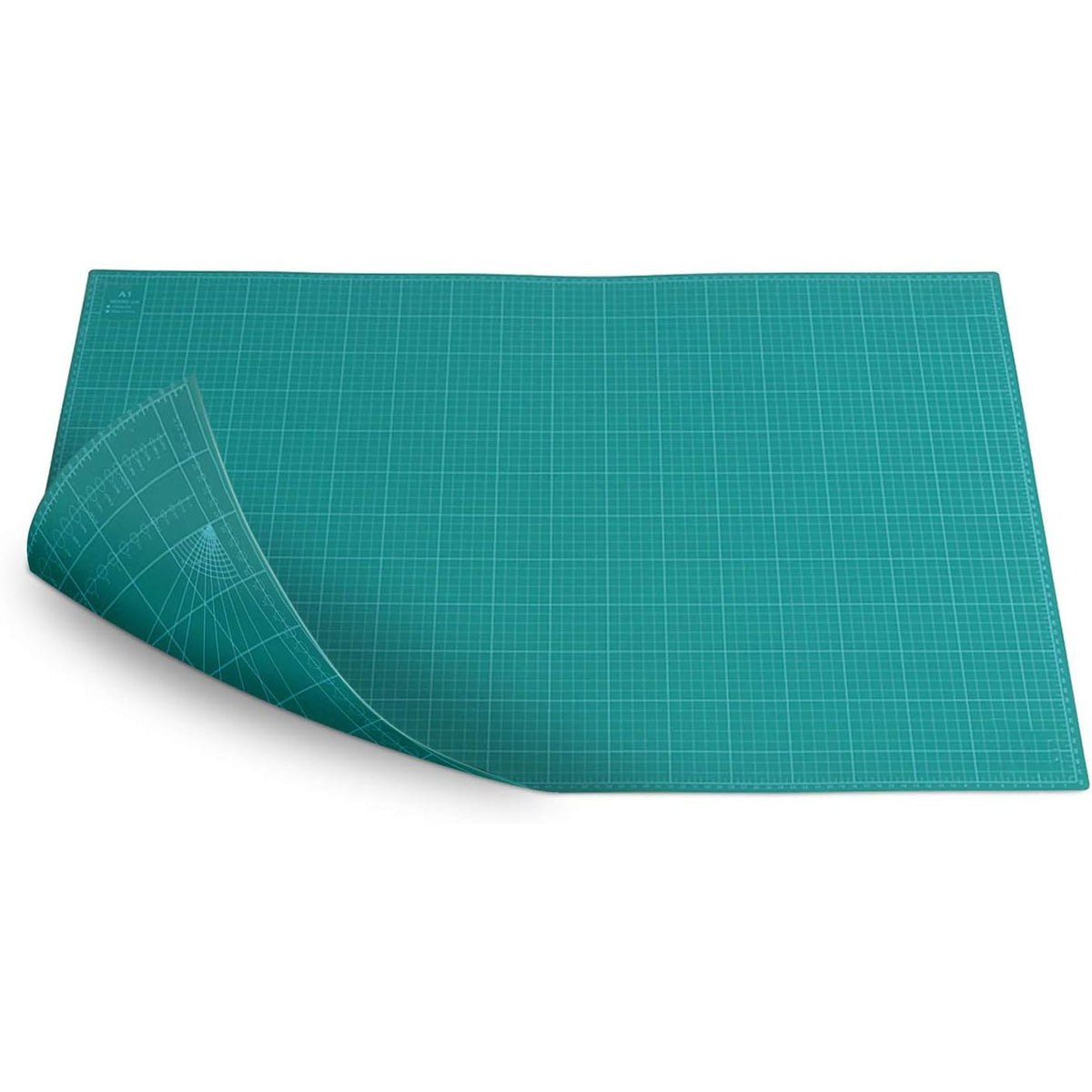A1 PVC Cutting Mat 60x90cm – 5-Ply Self-Healing Desk Pad, Double-Sided, Green