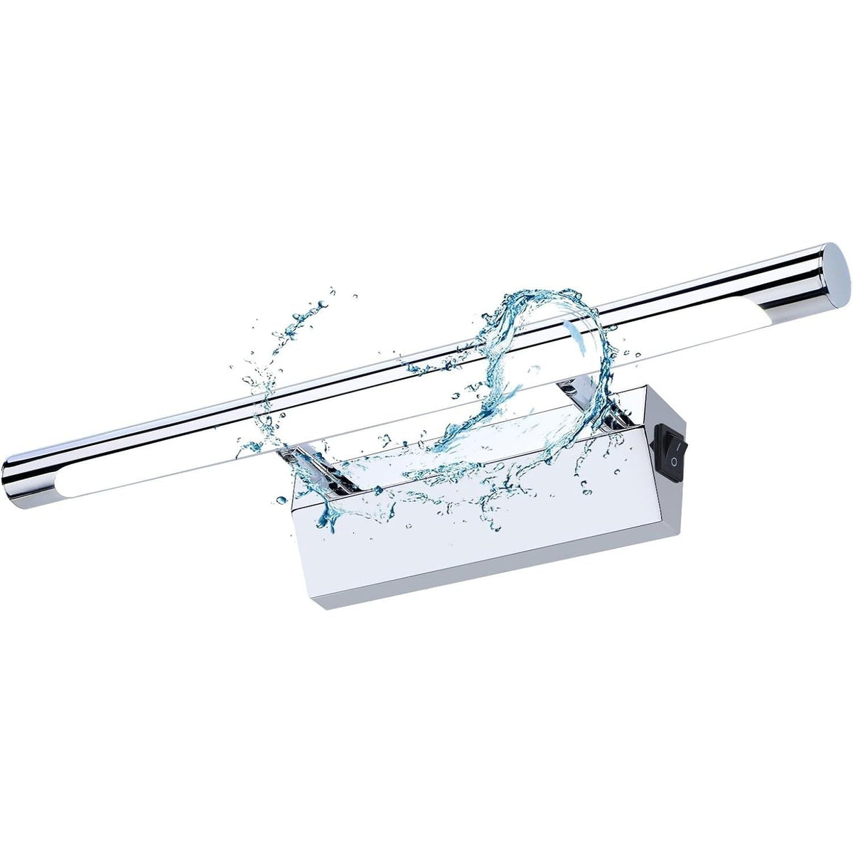 LED/Light with Switch for Mirror IP44 Waterproof Cool White 180° Adjustable Angle