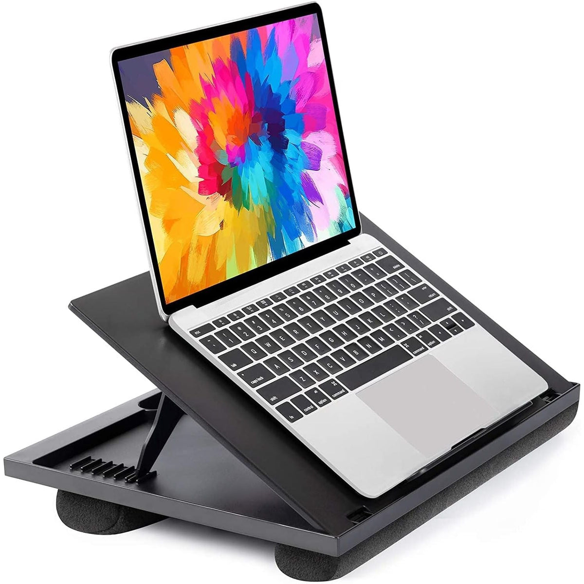 HUANUO Lap Desk - Adjustable Laptop Tray with Cushion, Fits up to 15.6'', Portable