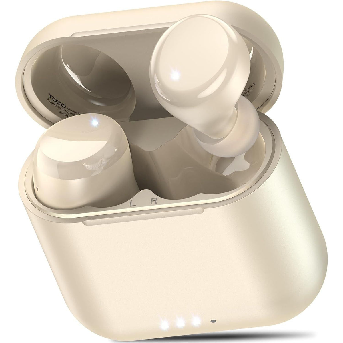 True Wireless Earbuds Bluetooth 5.3 Deep Bass IPX8 Touch Control TOZO T6