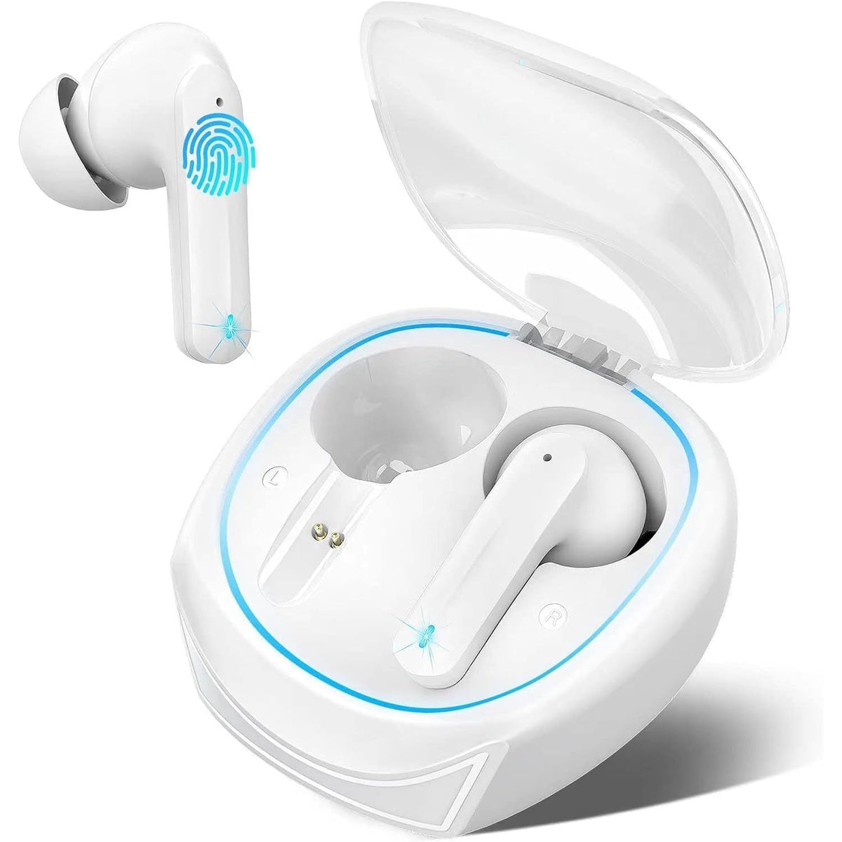Wireless Earbuds Bluetooth 5.3 40H Playtime Noise Cancelling Mic Gaming
