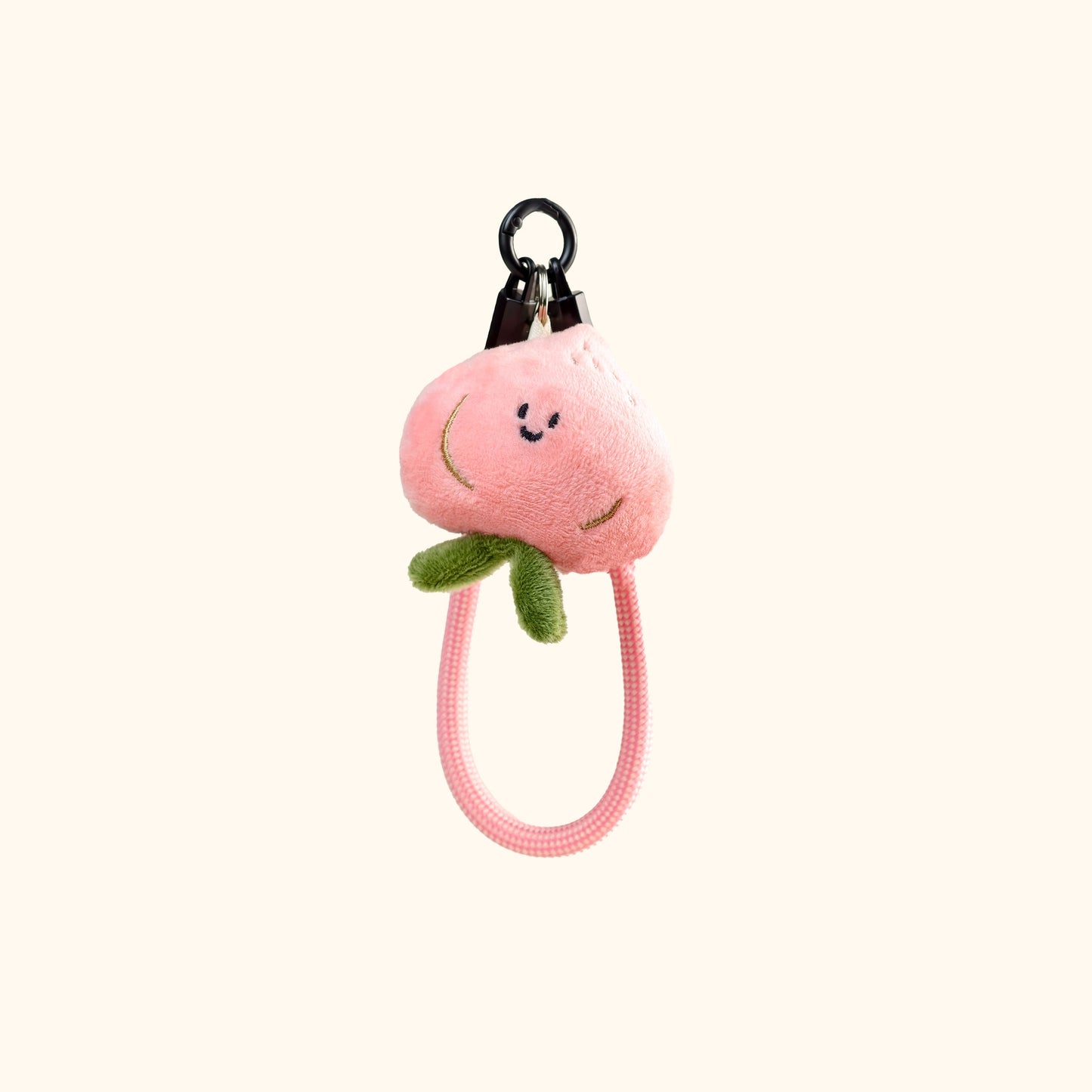 Daily White | Mini Peach Bag Charm
