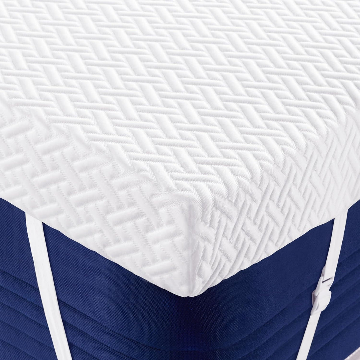 Memory Foam Mattress Topper Double 3 Inch Cooling Washable Hawthyhome