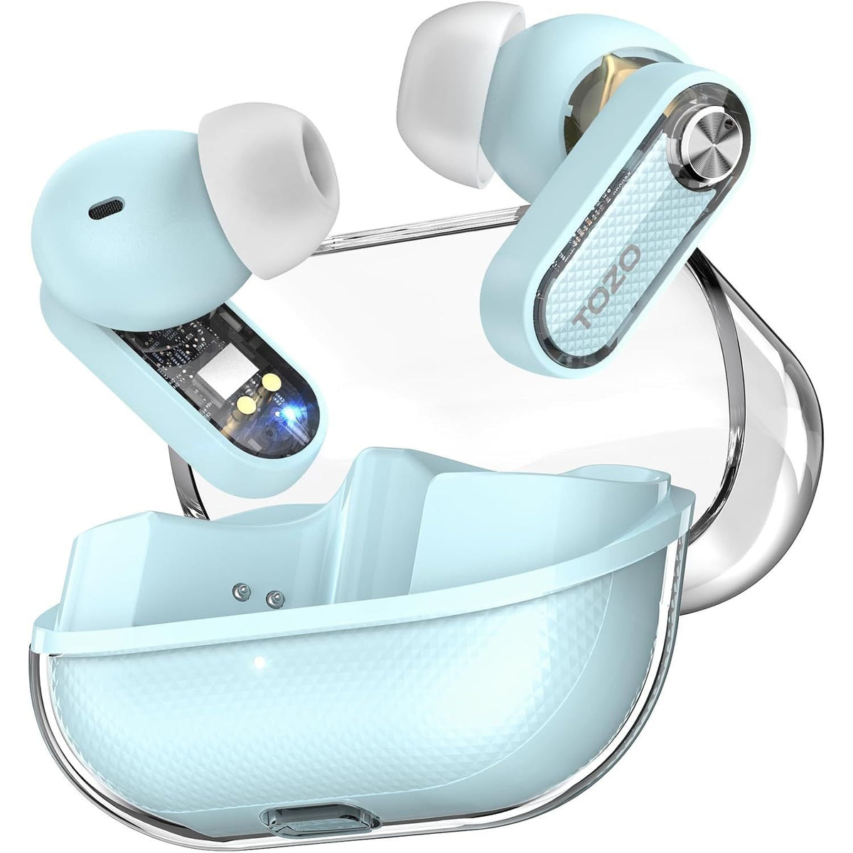 Hybrid Active Noise Cancelling Wireless Earbuds 35H Playtime IPX5 TOZO