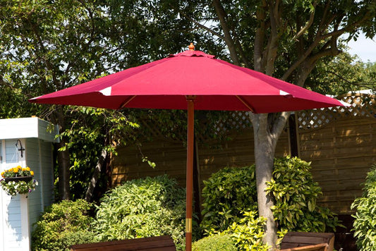Charles Taylor Trading Burgundy Parasol Burgundy Brown