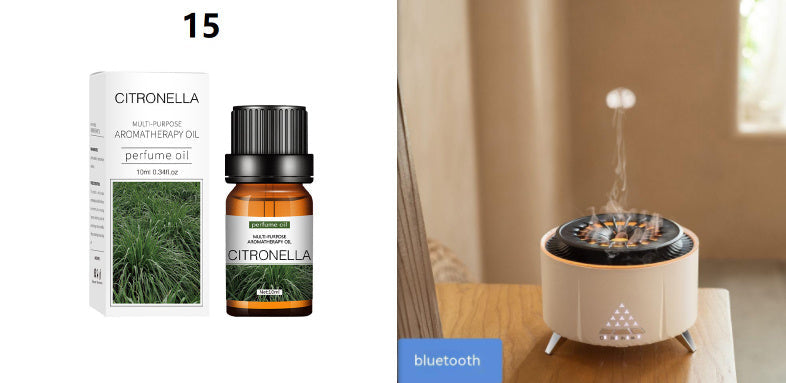 Ignistal White Noise Aroma Diffuser Desktop Humidifier with Flame Sleep & Relaxation