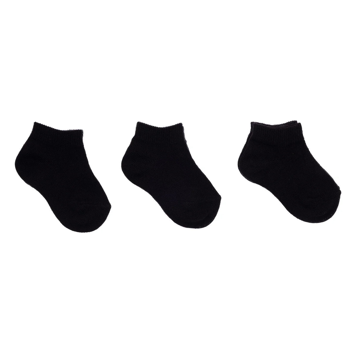 HelloBaby 3 Pack Plain Ankle Baby Socks (Newborn to 4-5 Years)