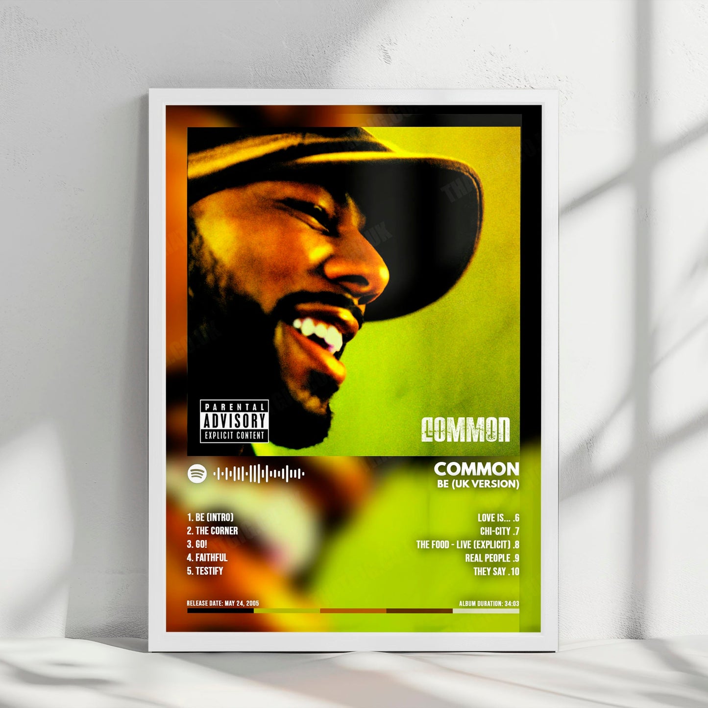 Common "Be  " Album Cover Poster - with Complete Tracklist