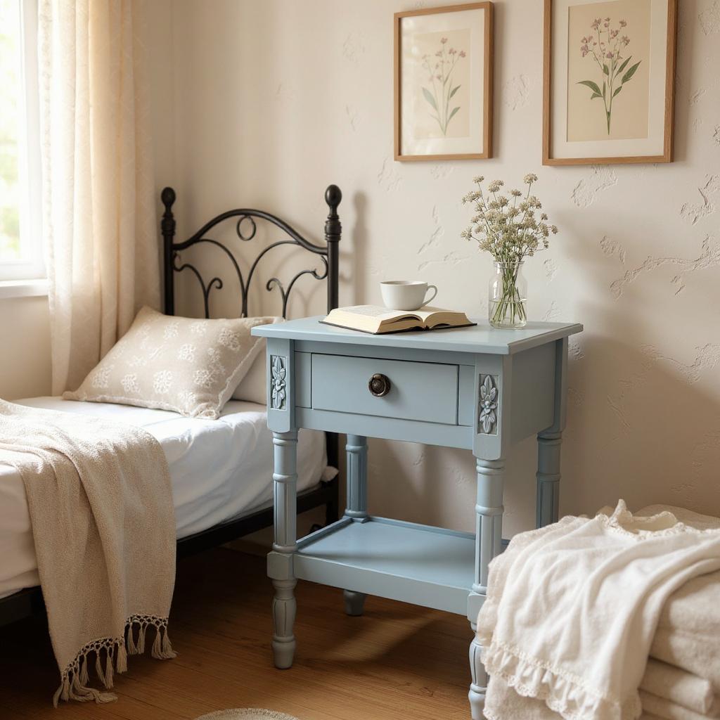 65CM 1 DRAWER SIDE TABLE