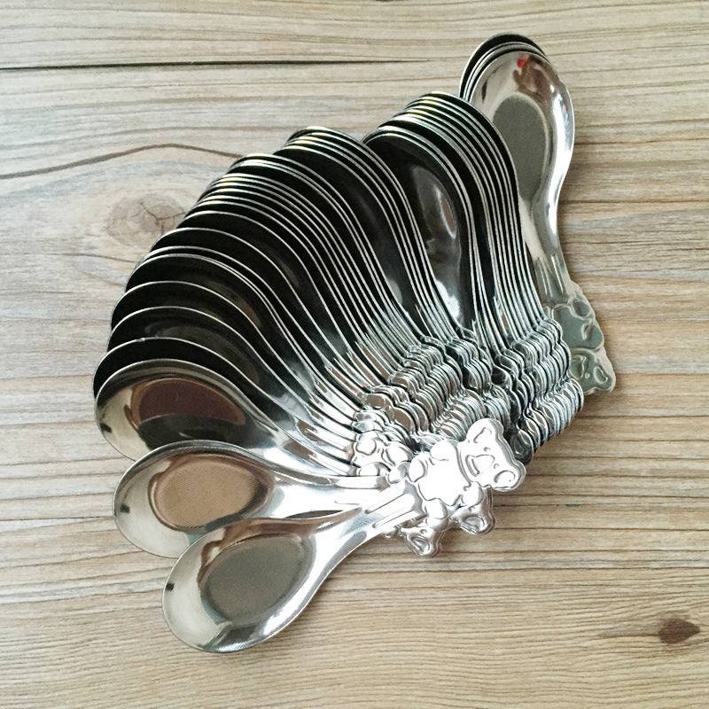 Stainelle Stainless Steel Small Spoon – Durable Children’s Tableware, Safe & Easy-to-Use Design | Essential Eating Utensil for Babies and Toddlers