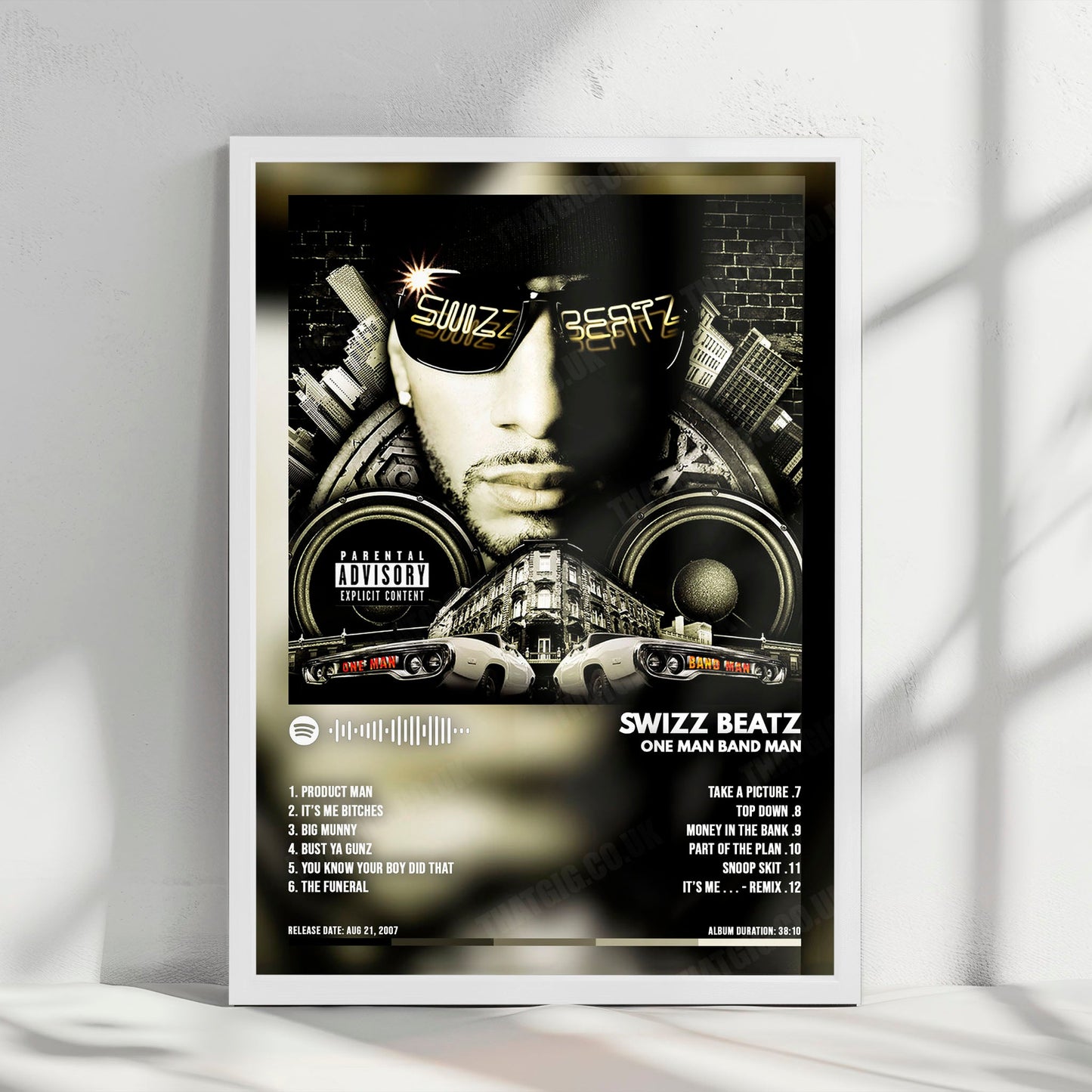 Swizz Beatz "Haute Living" Album Cover Poster - with Complete Tracklist