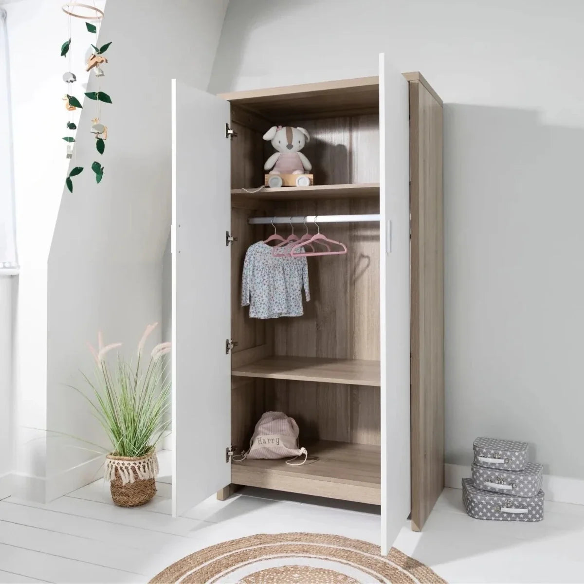 Tutti Bambini Modena 3 pcs Room Set - White/Oak