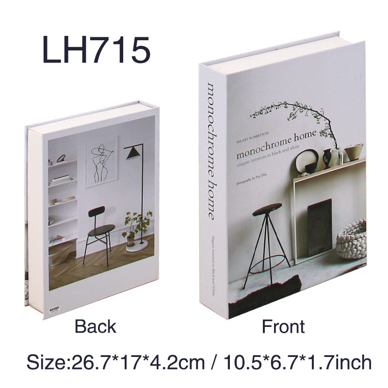 Fashion Simple Style Prop Books Fake Book Magazine Ornaments