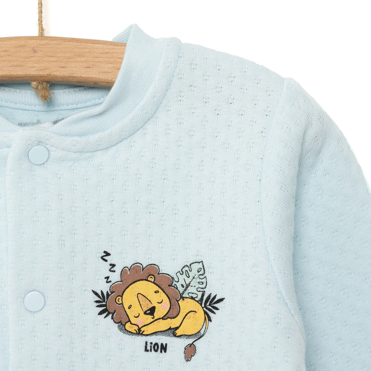 HelloBaby Lion Print Quilted Baby Cardigan (3 Months to 3 Years)