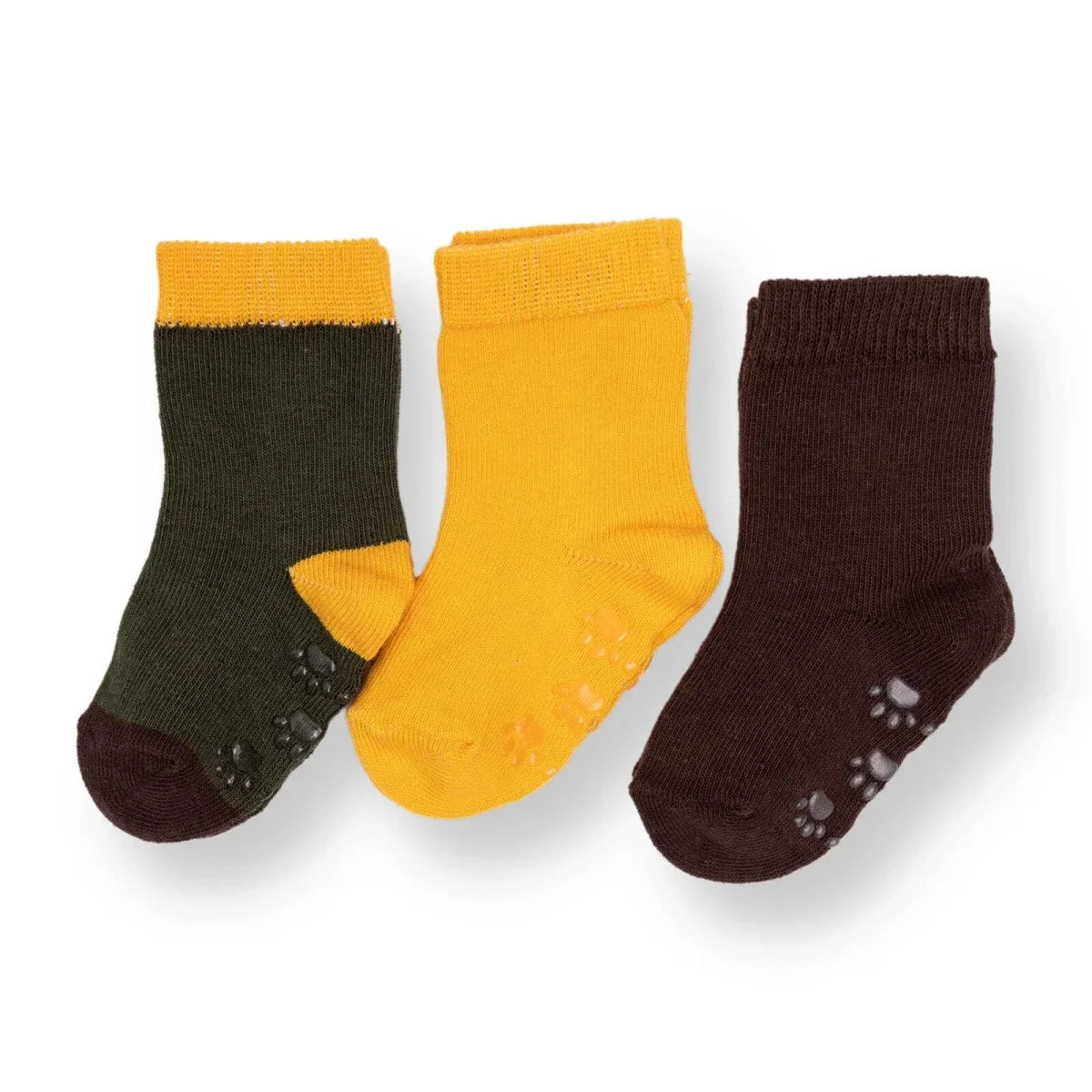 HelloBaby 3 Pack Non-Slip Baby Socks (Newborn to 4-5 Years)