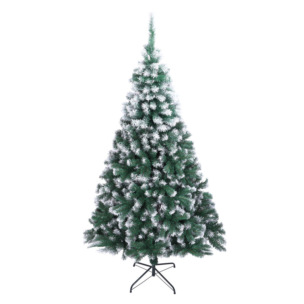 7FT Spray White PVC Christmas Tree 870 Branches