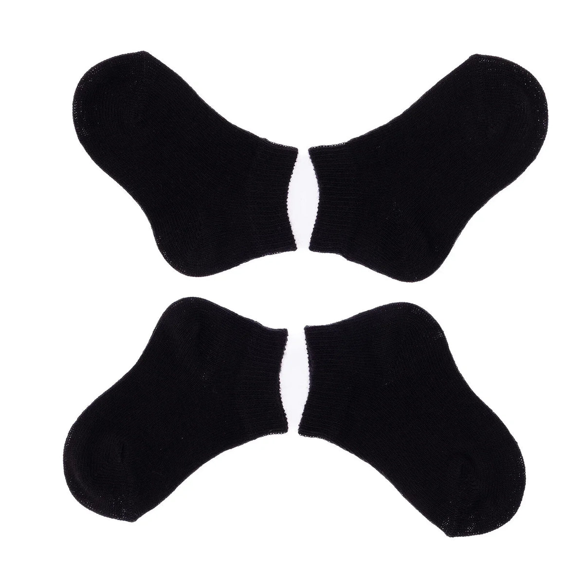 HelloBaby 3 Pack Plain Ankle Baby Socks (Newborn to 4-5 Years)
